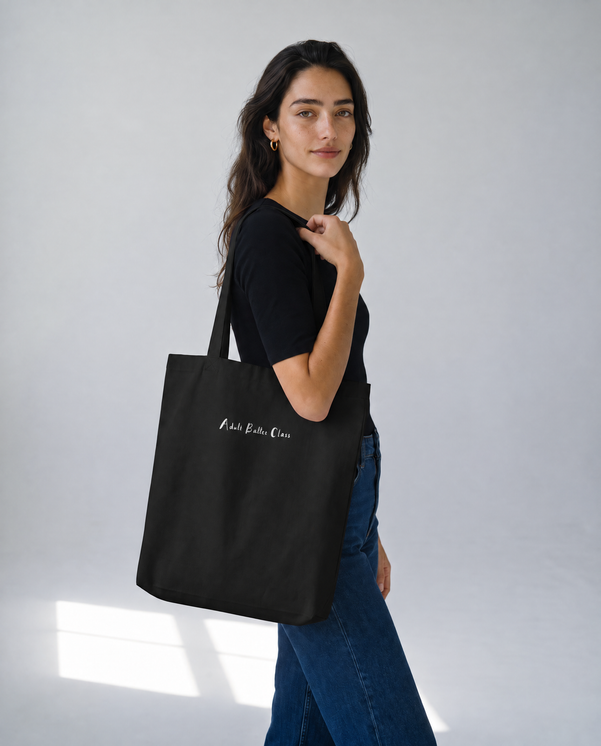 Adult Ballet Class Organic Cotton Tote Bag